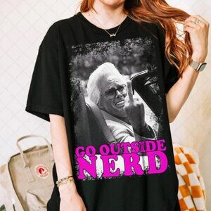 Baby Billy Go Outside Nerd Meme T-Shirt, Baby Billy Flips Off T-Shirt